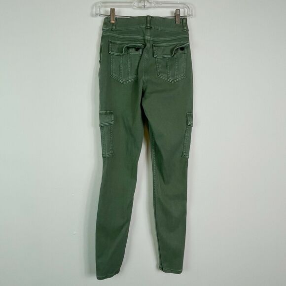 Spanx NWT Stretch Twill Ankle Cargo Pant 20311R Green Size S (46) - Picture 4 of 8